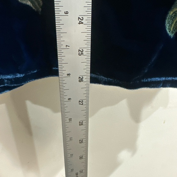 UNBELIEVABLE!! Johnny Was NWT JWLA Blue Velvet Nikkola Boatneck Blouse - XL - Picture 5 of 5